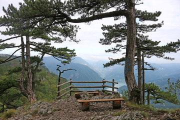 Banjska stena viewpoint Tara mountain Serbia