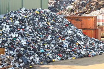 Obraz premium schrottrecycling