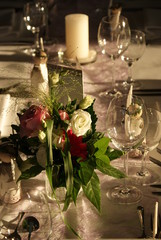 Dekorierte Fest-Tafel