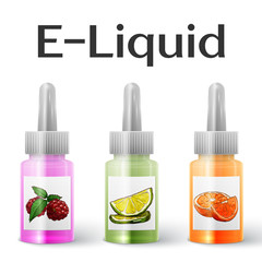 Vector E-Liquid illustration