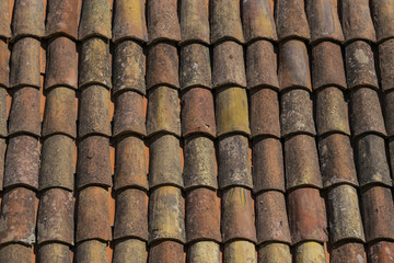 Tegole di un tetto