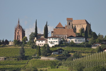 Fototapeta na wymiar Meran/Merano in Südtirol, Schloss Schenna