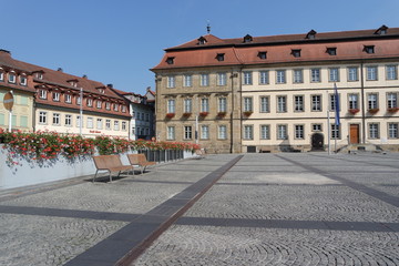 Fototapeta na wymiar Maximiliansplatz Bamberg