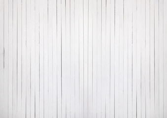 White wood background of small planks