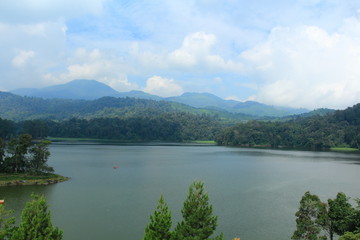 Naklejka premium Indonesia Situ Patenggang
