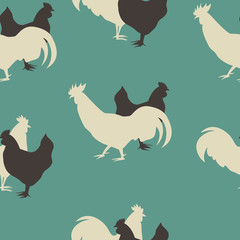 Chicken seamless pattern
