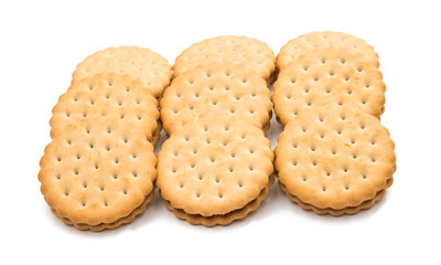 sandwich cookies with cream