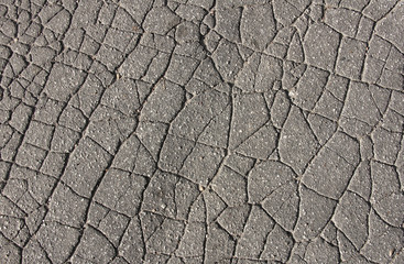 road asphalt with cracks, texture