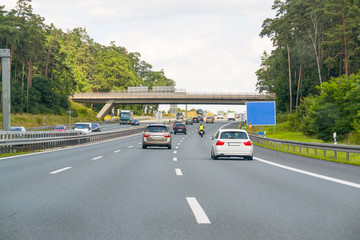 german highway scenery
