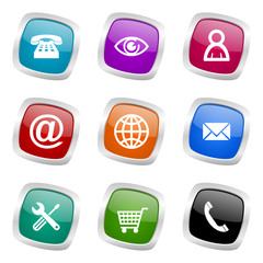 internet vector icon set 