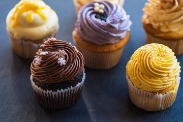 Cupcakes desert cream