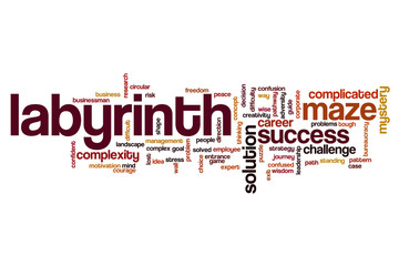 Labyrinth word cloud