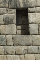 View of the ancient Inca City of Machu Picchu. The 15-th century