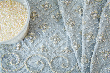 embroidery bead ,pearl,sequin patterned general traditional thai