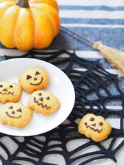 ハロウィンのかぼちゃックッキー