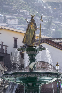 View of Plaza De Armas in Cusco, Peru