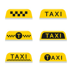 Taxi light sign