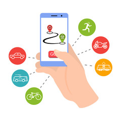 The concept choice of transport from home to work.