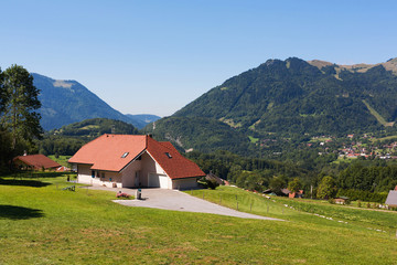 Fototapeta na wymiar House in Haute Savoie