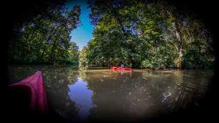 Kayaking in Leipzig, Germany