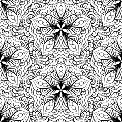 Ethnic decorative ornamental seamless pattern