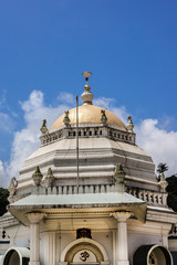 Shri Mangeshi temple (1890) in Priol, Ponda taluk, Goa, India.