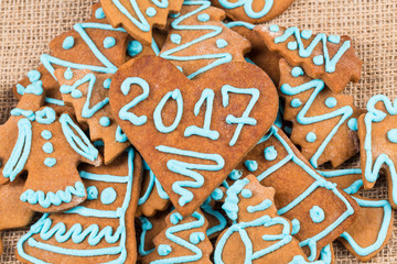 2017 number on cookie