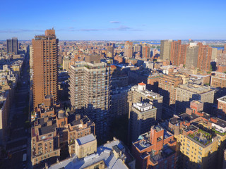 Obraz premium Aerial image of Metropolitan New York