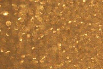 Golden bokeh background