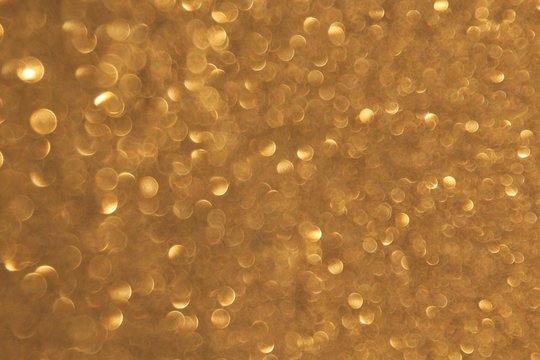 Golden bokeh background
