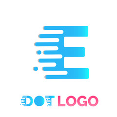  Letter  Logo design vector template. ABC typeface