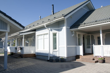 A house with a garden