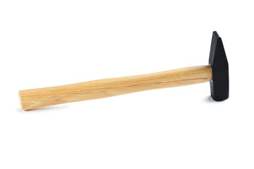 New hammer isolated on a white