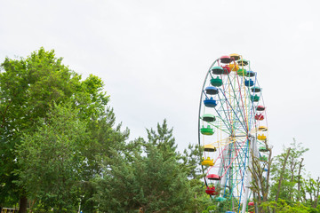 Fototapeta premium Diabelski młyn to latem duża atrakcja