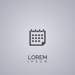 calendar icon. vector illustration