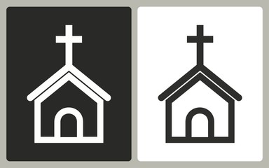 Church - vector icon.