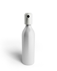 Throat spray medication 3d render on white