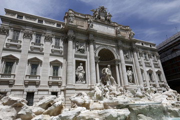 trevi fountain, rome, italy