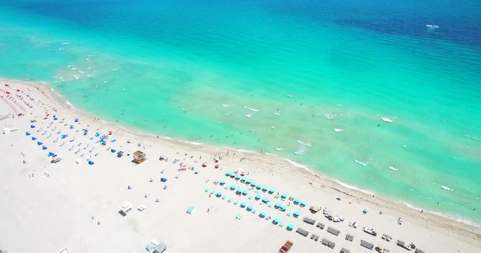Miami Beach Aerial view. South Beach. Florida. 