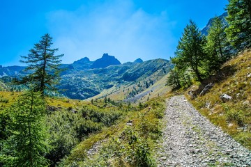 Obraz premium Lago Mongioie Valle Stura