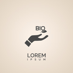 bio sign. icon design