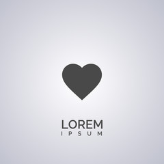 heart sign. icon design