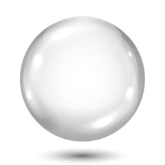 Opaque gray sphere