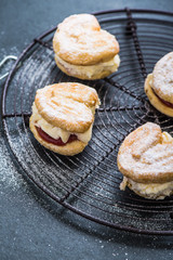 sweet pastry topped with sugar