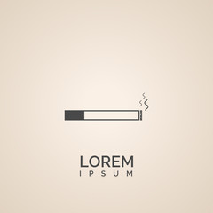 cigarette sign. icon design