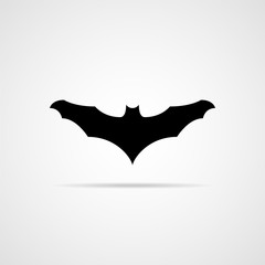 Bat black silhouette