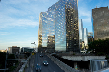 La Defense office building in Paris, France