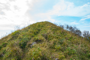 Top of the mountain landscape