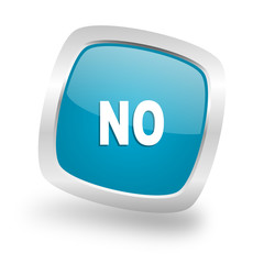 no square blue glossy chrome silver metallic web icon
