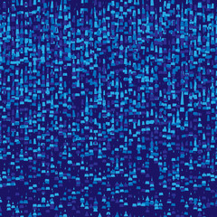 Blue Abstract Background. Triangles, Confetti. Vector.